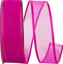 Load image into Gallery viewer, #9 Charlize Sheer Ribbon - Multiple Colors - 50 Yd/Roll