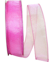 Load image into Gallery viewer, #9  DWI Sheer/Wired Chiffon Sheer Ribbon - Multiple Colors - 50 Yd/Roll