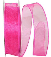 Load image into Gallery viewer, #9  DWI Sheer/Wired Chiffon Sheer Ribbon - Multiple Colors - 50 Yd/Roll