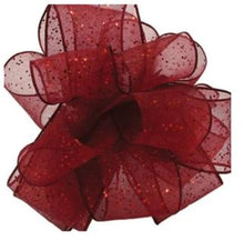 Load image into Gallery viewer, #3 Wired Sparkle/Cosmic Flash Glitter Ribbon - Multiple Colors - 25 Yd/Roll