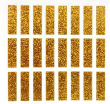 Load image into Gallery viewer, 1.5" Old Gold Sticker Glitter Numbers - Each