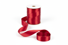 Load image into Gallery viewer, red satin ribbon roll