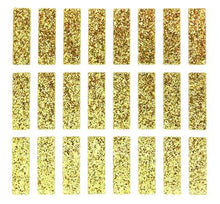 Load image into Gallery viewer, 1.5" Soft Gold Sticker Glitter Numbers - Each