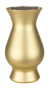 4061-06-1377G Gold Matte Metallic 10 5/8" Bella Vase - 6/Cs