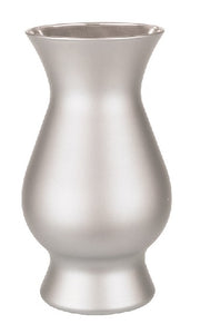 4060-06-1377S  Silver Matte Metallic 8 3/4" Bella Vase - 6/Cs