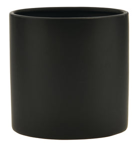 TM55  6" Matte Black Ceramic Cylinder - 6/Cs or Each