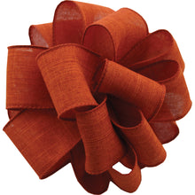 Load image into Gallery viewer, DWI Linen Ribbon - Multiple Colors &amp; Widths - 50 Yd/Roll
