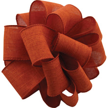 Load image into Gallery viewer, DWI Linen Ribbon - Multiple Colors & Widths - 50 Yd/Roll