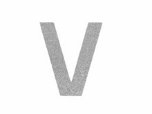 Load image into Gallery viewer, 1.5" Silver Sticker Glitter Letters - Each