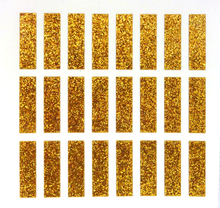 Load image into Gallery viewer, 1.5" Old Gold Sticker Glitter Letters - Each
