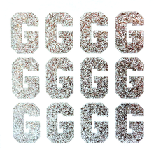 Load image into Gallery viewer, 1.5" Silver Sticker Glitter Letters - Each