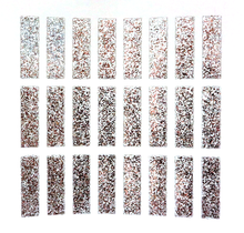 Load image into Gallery viewer, 1.5" Silver Sticker Glitter Letters - Each