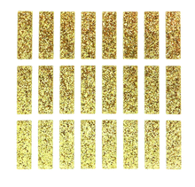 Load image into Gallery viewer, 1.5" Soft Gold Sticker Glitter Letters - Each