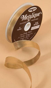 #3 Dynasty Metalique Ribbon unwired Asst. - 25 Yd/Roll