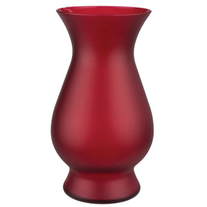 4061-06-213 10 5/8" Bella Vase - Ruby Frost