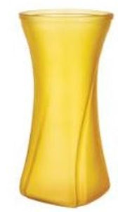 4093-12-1353A - Campfire 8 1/2" Rose Vase Amber - 12/Cs