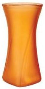 4093-12-1353O - Campfire 8 1/2" Rose Vase Matte Orange - 12/Cs
