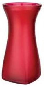 4093-12-1353R - Campfire 8 1/2" Rose Vase Ruby Frost - 12/Cs
