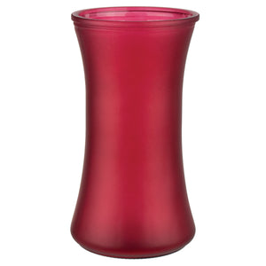 4940-12-213 8" Gathering Vase - Ruby Frost