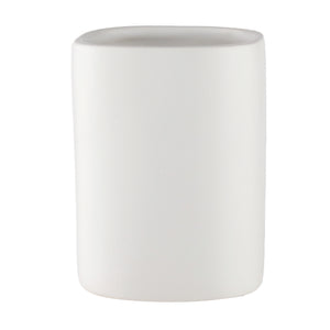 7351-06-222 4" White Matte Organic Cylinder - 6/Cs