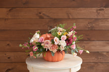 Load image into Gallery viewer, 7406-06-1364 6 7/8&quot; Spice Knit Pumpkin w/Lid &amp; Pick - 6/Cs or Each
