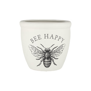 7590-06-2065 - 5" Bee Happy Ceramic pot - Each