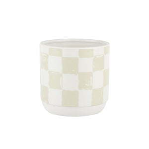 7618-12-2054 - 4" Posy Planter Checkmate - Each