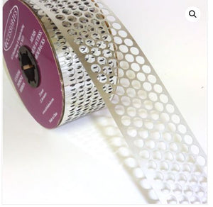 999915 - #9 Honeycomb Ribbon Silver - 25 yd./roll - Each