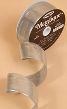 Load image into Gallery viewer, #9 Dynasty Metalique Ribbon unwired Asst. - 25 Yd/Roll
