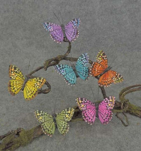 B6770 3" Butterfly Assortment w/wire