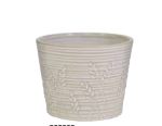 C55098 - Wheat Pattern Ceramic Pot - Each