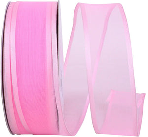 #9 Charlize Sheer Ribbon - Multiple Colors - 50 Yd/Roll