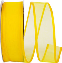 Load image into Gallery viewer, #9 Charlize Sheer Ribbon - Multiple Colors - 50 Yd/Roll
