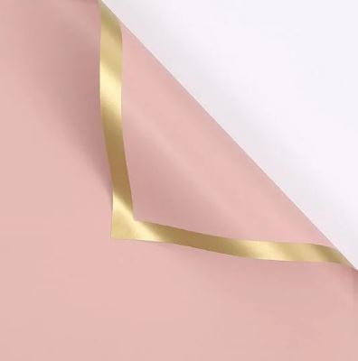Korean Floral Wrapping Paper - Asst. Colors - 50/pack