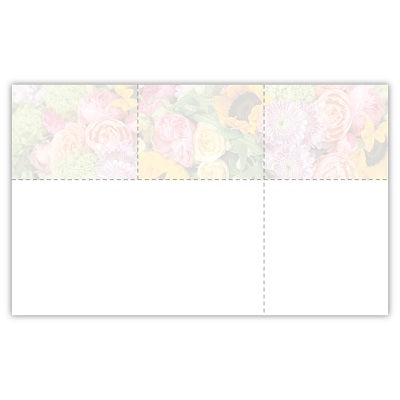 FB7383 Teleflora Pre-Designed Tickets 8.5 x 14