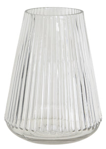 G7224 11.5" Vertical Line Design Vase - 6/Cs