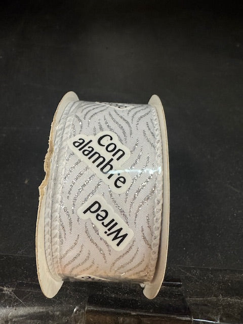 #9 W Branice White Silver 10 yd