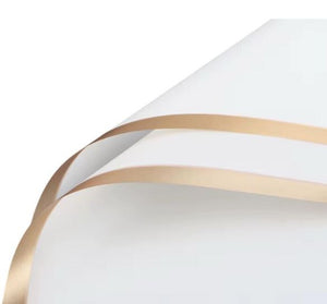 Korean Floral Wrapping Paper - Asst. Colors - 50/pack