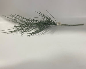 XA4154 18" Pine Needle Teal Glitter Spray - Each