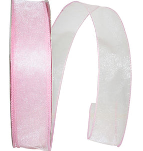 #9  DWI Sheer/Wired Chiffon Sheer Ribbon - Multiple Colors - 50 Yd/Roll