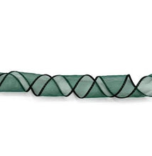 Load image into Gallery viewer, #9 Wired Chiffon Sheer Ribbon - Multiple Colors - 50 Yd/Roll
