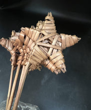 Load image into Gallery viewer, 2.75&quot; Matte Wicker Star Pick  - 6/Pk - ON SALE -
