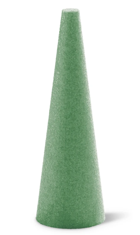 C124G Green Styrofoam Cone Insert