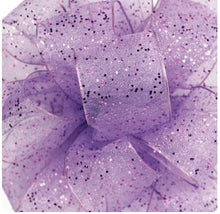 Load image into Gallery viewer, #3 Wired Sparkle/Cosmic Flash Glitter Ribbon - Multiple Colors - 25 Yd/Roll
