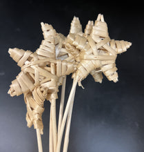 Load image into Gallery viewer, 2.75&quot; Matte Wicker Star Pick  - 6/Pk - ON SALE -
