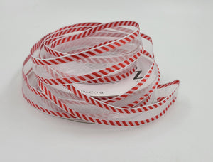 #5 Christmas Candy Cane Ribbon -25Yd/Roll
