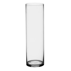 3040-04-09  18" Glass Cylinder - 4/Cs