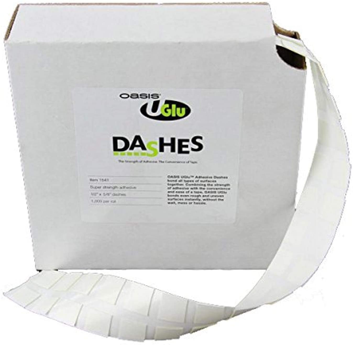 31-01541 Oasis UGlu Adhesive Dashes - 1000/Roll – Yellow Rose Floral Supply