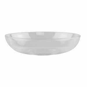 37-24-09  9" Clear Designer Dish - 24/Cs