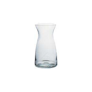 4118-12-09  6 3/8" Vibe Vase Clear - 12/Cs